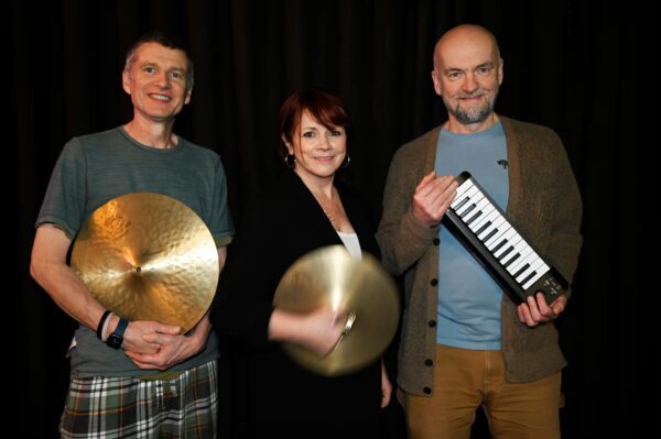 pictured from left: Paul Clarvis, Cathy Jordan, Liam Noble,