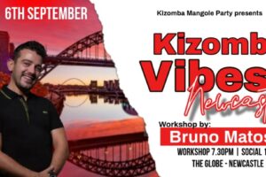 Sep 6 - Kizomba workshop & party with Bruno