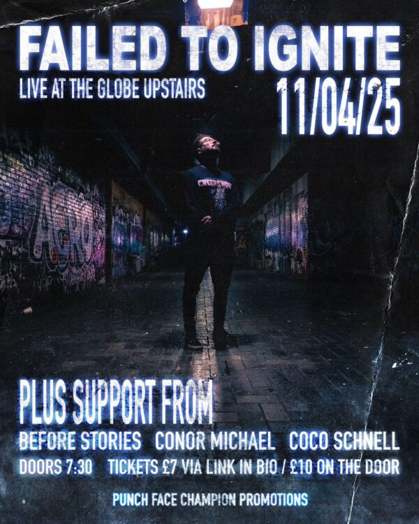 Apr 11  - Failed To Ignite + Conor Michael + Before Stories + Coco Schnell At The Globe