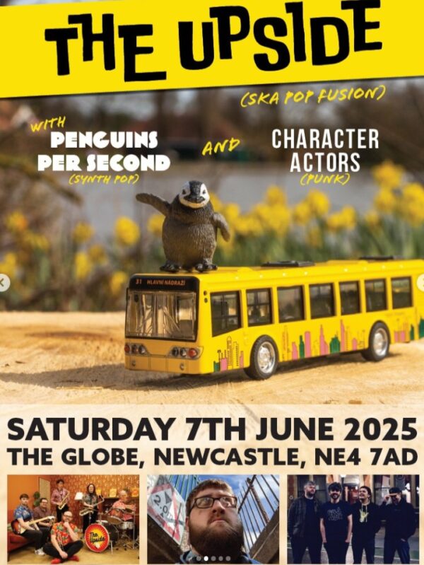 Jun 7 - The Upside + Penguins Per Second + Character Actors