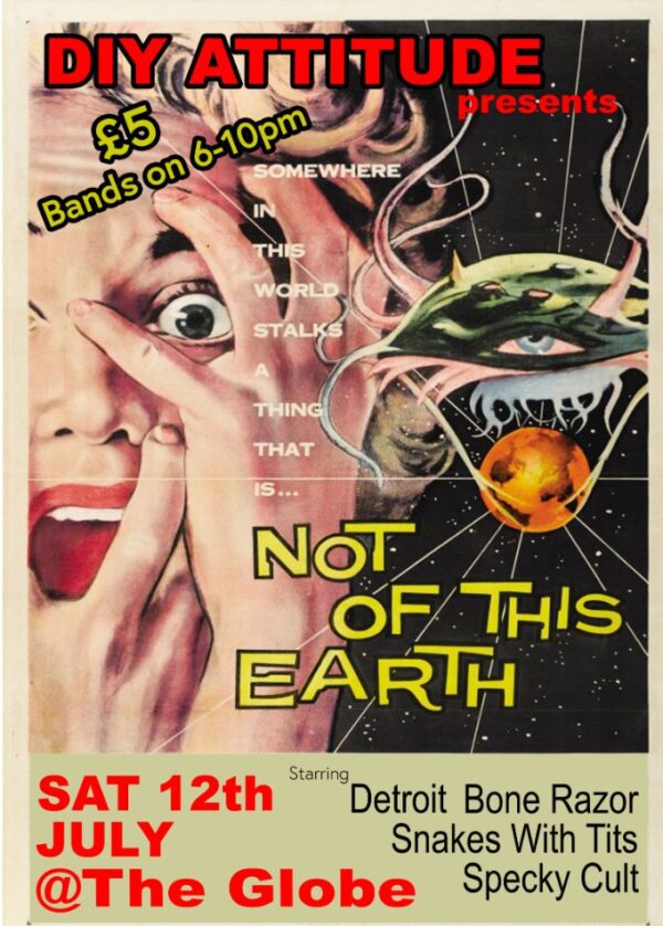 Jul 12 - Detroit + Bone Razor + Snakes With Tits + Specky Cult